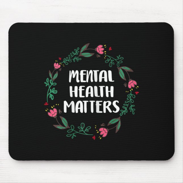 Health Problems Awareness Suicide Prevention  Mouse Pad (Front)