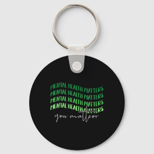 Health Problems Awareness Warrior Councilor Therap Key Ring