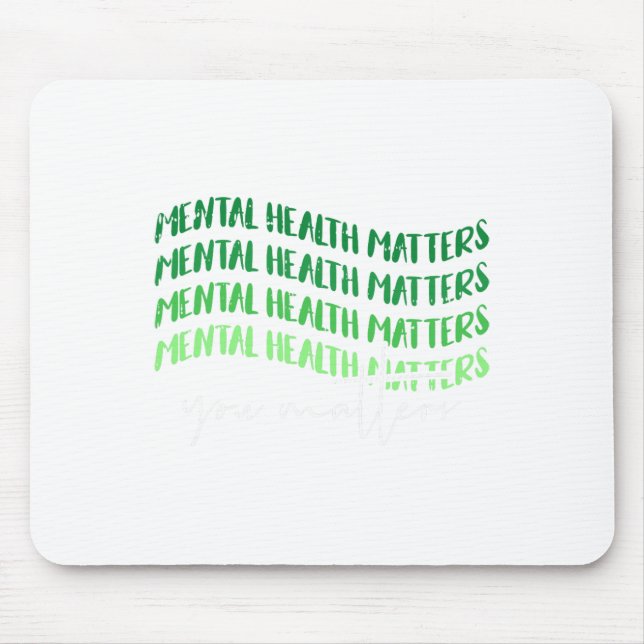 Health Problems Awareness Warrior Councilor Therap Mouse Pad (Front)