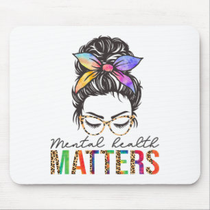 Health Problems Brain Illness Mental Health Awaren Mouse Pad
