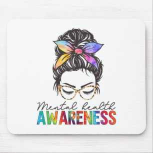 Health Problems Brain Illness Mental Health Awaren Mouse Pad