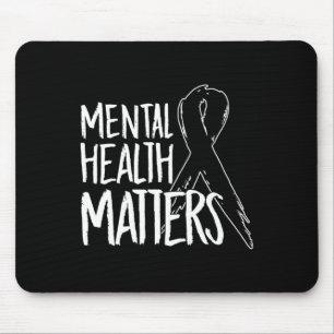 Health Problems Design Suicide For Awareness Suppo Mouse Pad