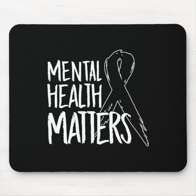 Health Problems Design Suicide For Awareness Suppo Mouse Pad (Front)