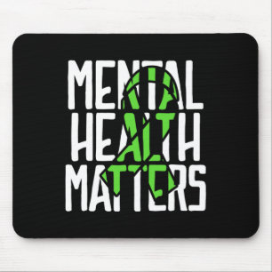 Health Problems Fight Stigma Mental Health Awarene Mouse Pad
