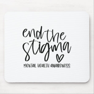 Health Problems Floral Brain Graphic End The Stigm Mouse Pad