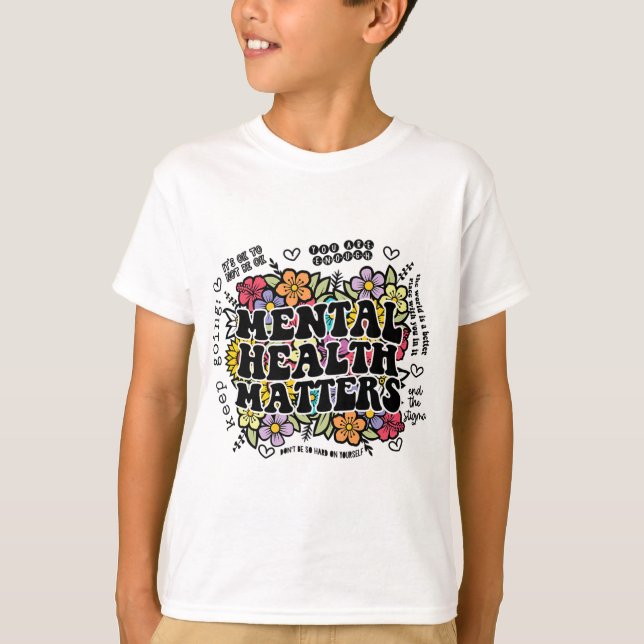 Health Problems Gift Human Brain Illness Awareness T-Shirt (Front)