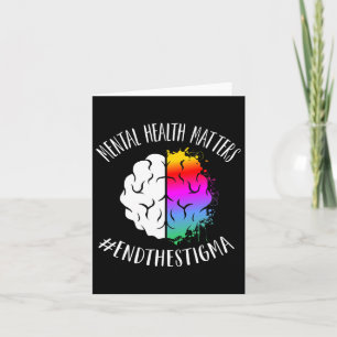 Health Problems Happy End Stigma Awareness Graphic Card