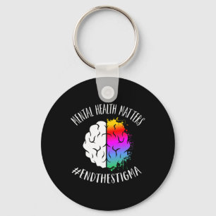 Health Problems Happy End Stigma Awareness Graphic Key Ring