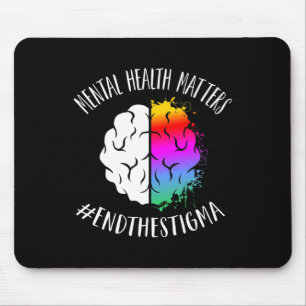 Health Problems Happy End Stigma Awareness Graphic Mouse Pad