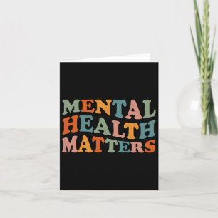 Health Problems Human Brain Awareness Kids Women Card