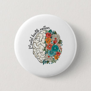 Health Problems Human Brain Illness Awareness 1 6 Cm Round Badge