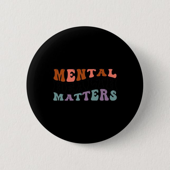 Health Problems Human Brain Illness Awareness 2  6 Cm Round Badge (Front)
