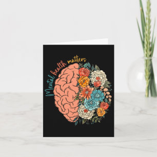 Health Problems Human Brain Illness Awareness Card