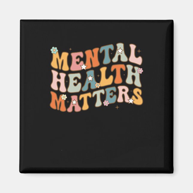 Health Problems Human Brain Illness Awareness Men  Magnet (Front)