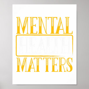 Health Problems - Human Brain Illness Awareness Poster