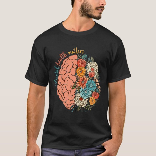 Health Problems Human Brain Illness Awareness  T-Shirt (Front)