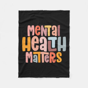 Health Problems Mental Health Awareness Illness  Fleece Blanket