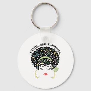 Health Problems Mental Health Awareness Women Girl Key Ring