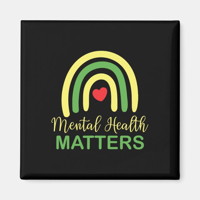 Health Problems Rainbow Retro National Awareness M Magnet (Front)