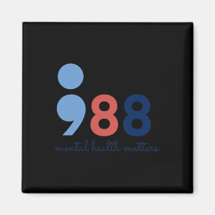 Health Problems Semicolon Suicide Hotline Preventi Magnet