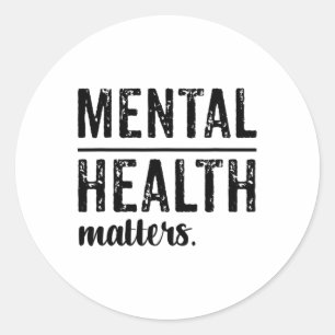 Health Problems Wear Green  Classic Round Sticker