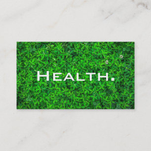 Health Professional- Personal Trainer- Nature Business Card