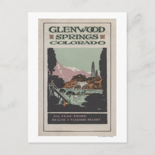 Health Resort Poster # 2 Postcard