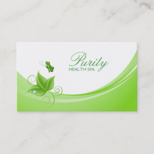 Health Spa Business Card