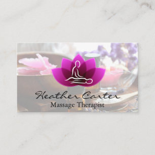 Health Spa   Massage Center Business Card