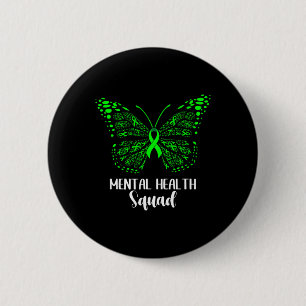 Health Squad Appreciation Day Butterfly Women For 6 Cm Round Badge