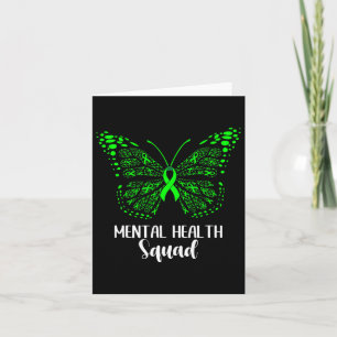 Health Squad Appreciation Day Butterfly Women For  Card
