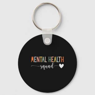 Health Squad Brain Illness Mental Health Awareness Key Ring