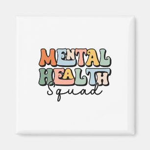 Health Squad Brain Illness Mental Health Awareness Magnet