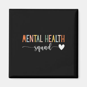 Health Squad Brain Illness Mental Health Awareness Magnet
