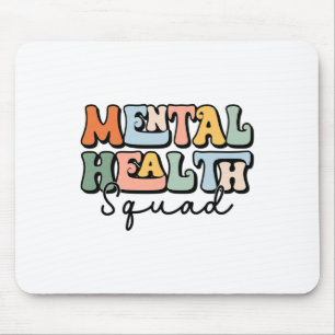 Health Squad Brain Illness Mental Health Awareness Mouse Pad
