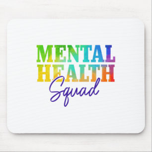 Health Squad Mental Health Awareness Month Problem Mouse Pad