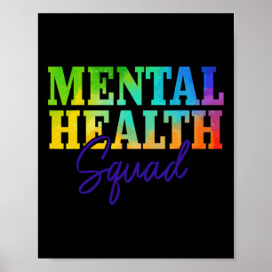 Health Squad Mental Health Awareness Month Problem Poster