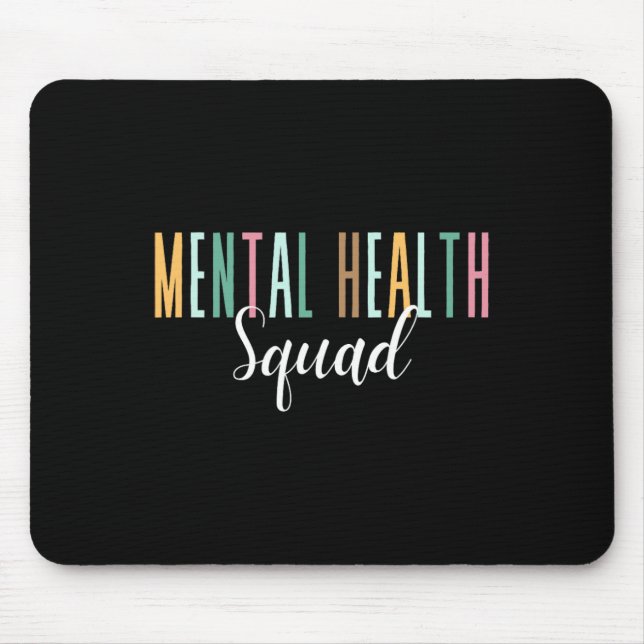 Health Squad Mental Health Awareness  Mouse Pad (Front)
