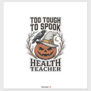 Health Teacher Halloween Shirt Vintage Engraved Pu