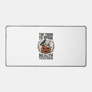 Health Teacher Halloween Shirt Vintage Engraved Pu Desk Mat