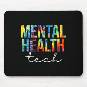 Health Tech Appreciation Day Tie Dye Women For Wor Mouse Pad