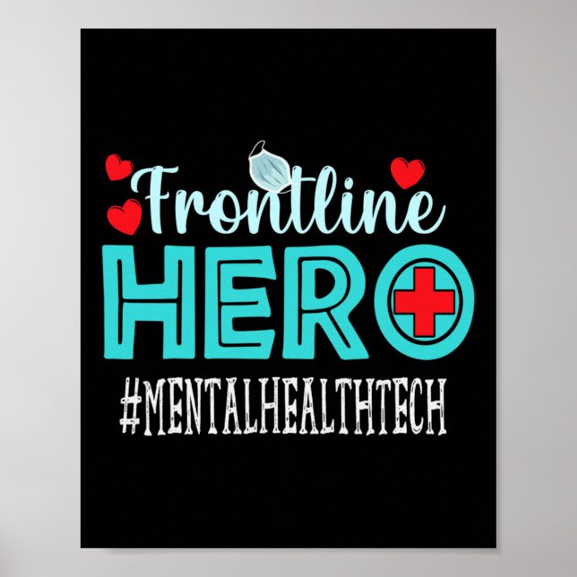 Health Tech Frontline Hero Workers Women  Poster (Front)