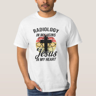 Health Technician Retro X-ray Radiologist Jesus T-Shirt