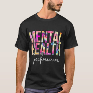 Health Technician Tie Dye School Appreciation T-Shirt