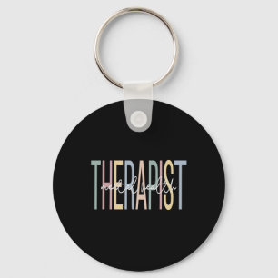 Health Therapist Boho Mental Health Therapy  Key Ring