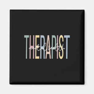 Health Therapist Boho Mental Health Therapy  Magnet