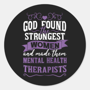 Health Therapist Classic Round Sticker