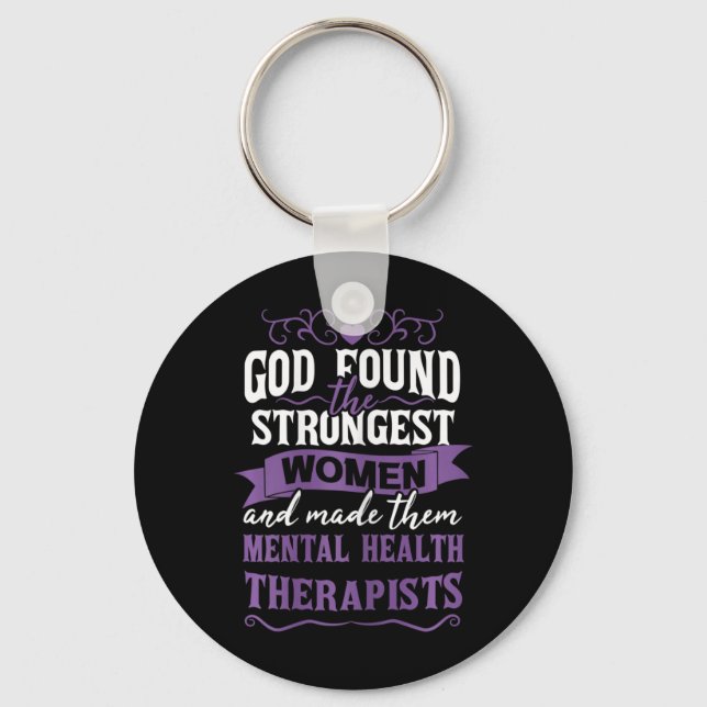 Health Therapist  Key Ring (Front)
