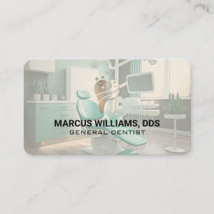 Health Tooth Logo   Dentist Office Business Card
