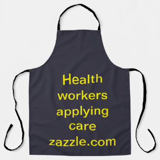 health tshirt apron